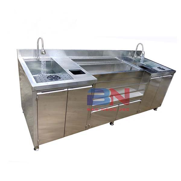 Quầy pha chế inox (Mẫu 2)